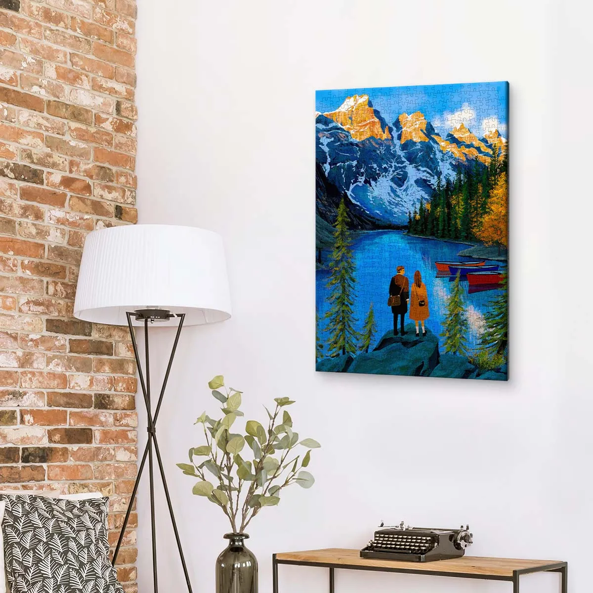 PieceRelax HN1459 Moraine Lake puzzle canvas peisaj