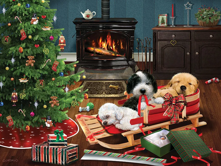 Cobble Hill Best Christmas Gift puzzle 275 piese câini