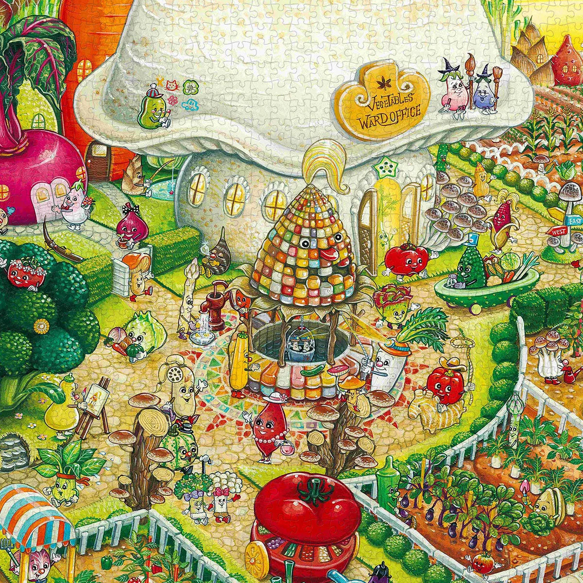 PieceRelax PieceClicks Vegetable Field puzzle U1195 2016 piese