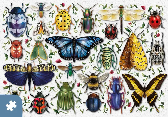 Mosaic Traditions Specimen Wonders puzzle carton 1000 piese insecte