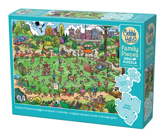 Cobble Hill Family Pieces Offside Antics puzzle 350 piese fotbal