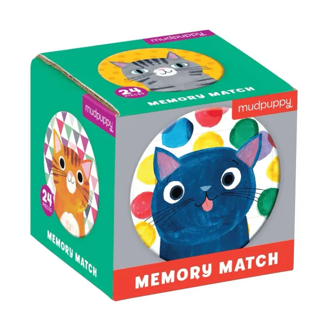 Mudpuppy Cat's Meow joc memorie 24 piese pisici