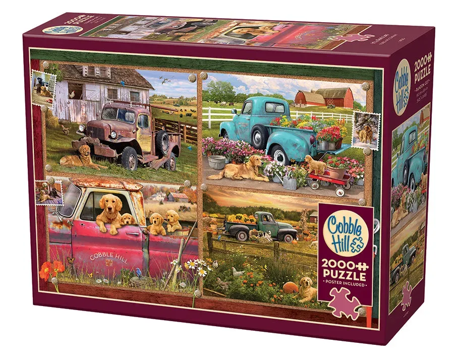Cobble Hill It's a Dog's Life puzzle 2000 piese câini