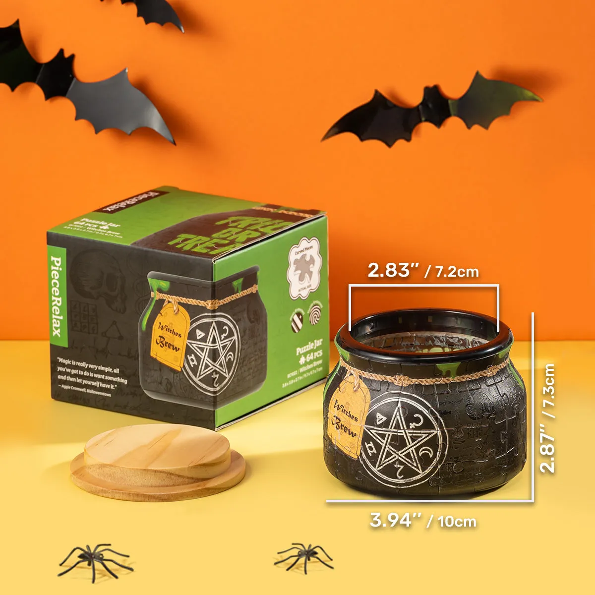 PieceRelax Puzzle Jar Witches Brew BC1022 borcan 64 piese
