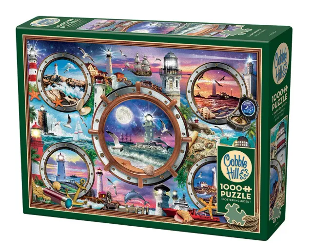 Cobble Hill Lighthouses puzzle 1000 piese faruri