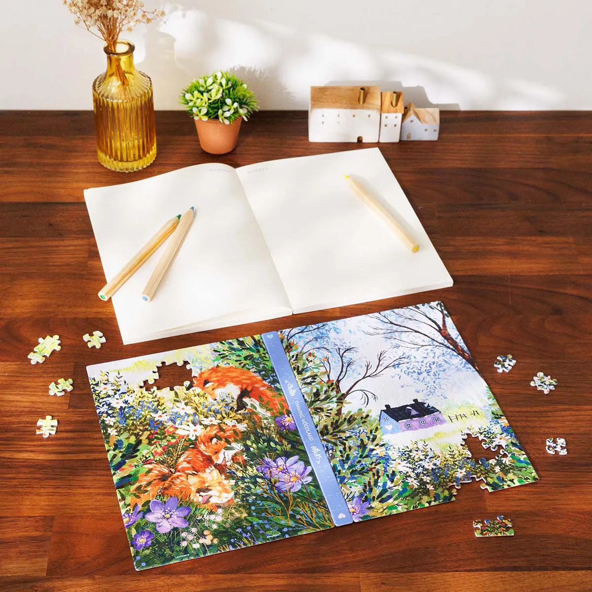 PieceRelax Puzzle Journal Thawing Woodland YA1078 puzzle pădure