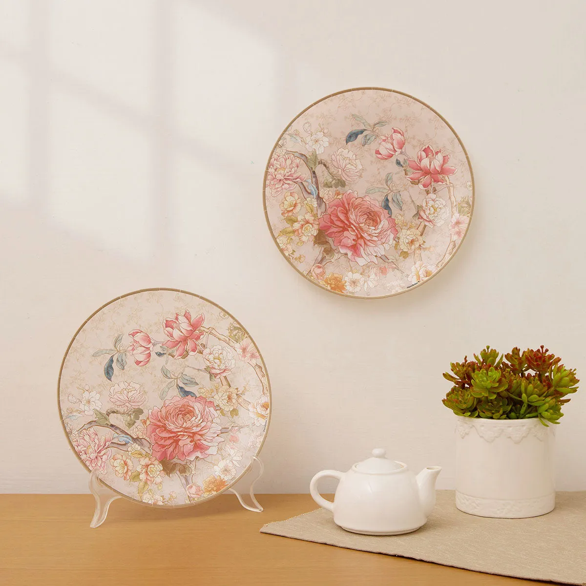 PieceRelax Puzzle Plate Peony PL1008 puzzle farfurie bujori