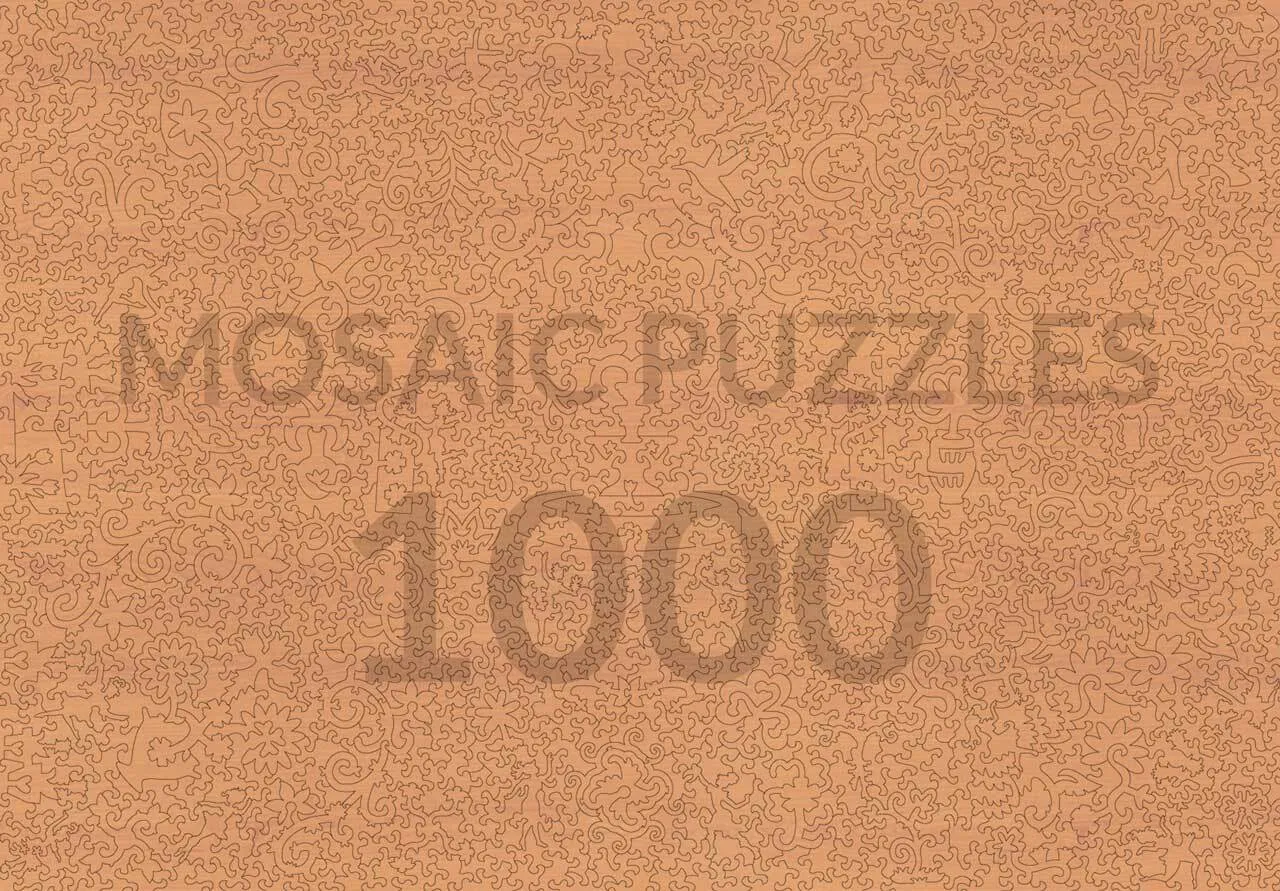 Mosaic Puzzles Imperial Fritillaries puzzle lemn 1000 piese flori