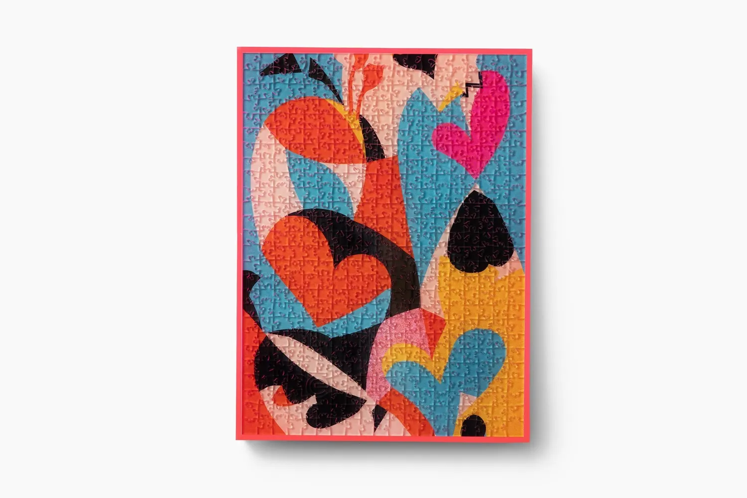 Eklektik Pieces Lovestruck puzzle 495 piese cuplu geometric