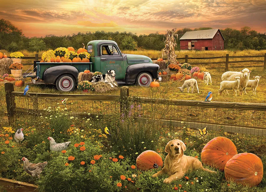 Cobble Hill Harvest Time puzzle 1000 piese ferma