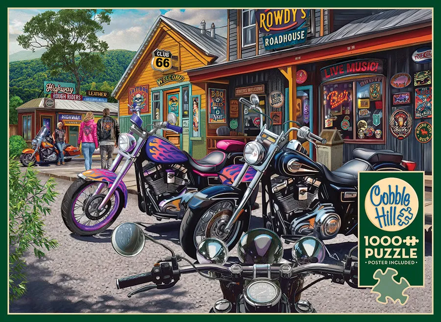 Cobble Hill His & Hers puzzle 1000 piese motociclete