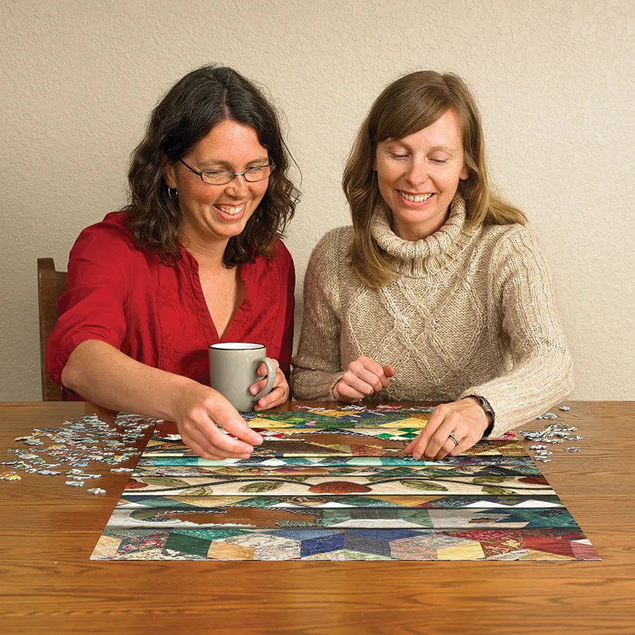 Cobble Hill Grandma's Quilts puzzle 1000 piese pilotă