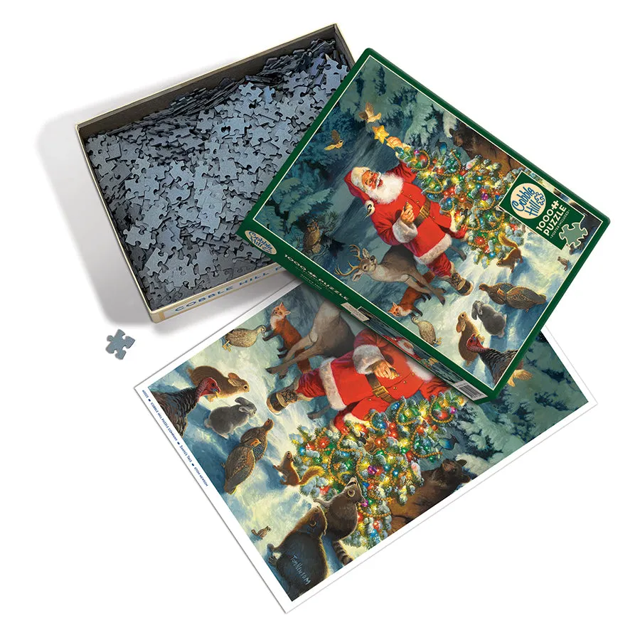 Cobble Hill Santa's Tree puzzle 1000 piese Crăciun