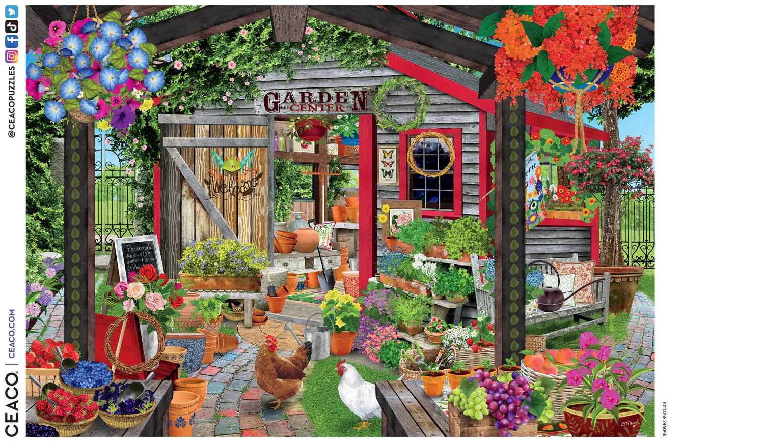 Ceaco Garden Center puzzle 2000 piese gradina
