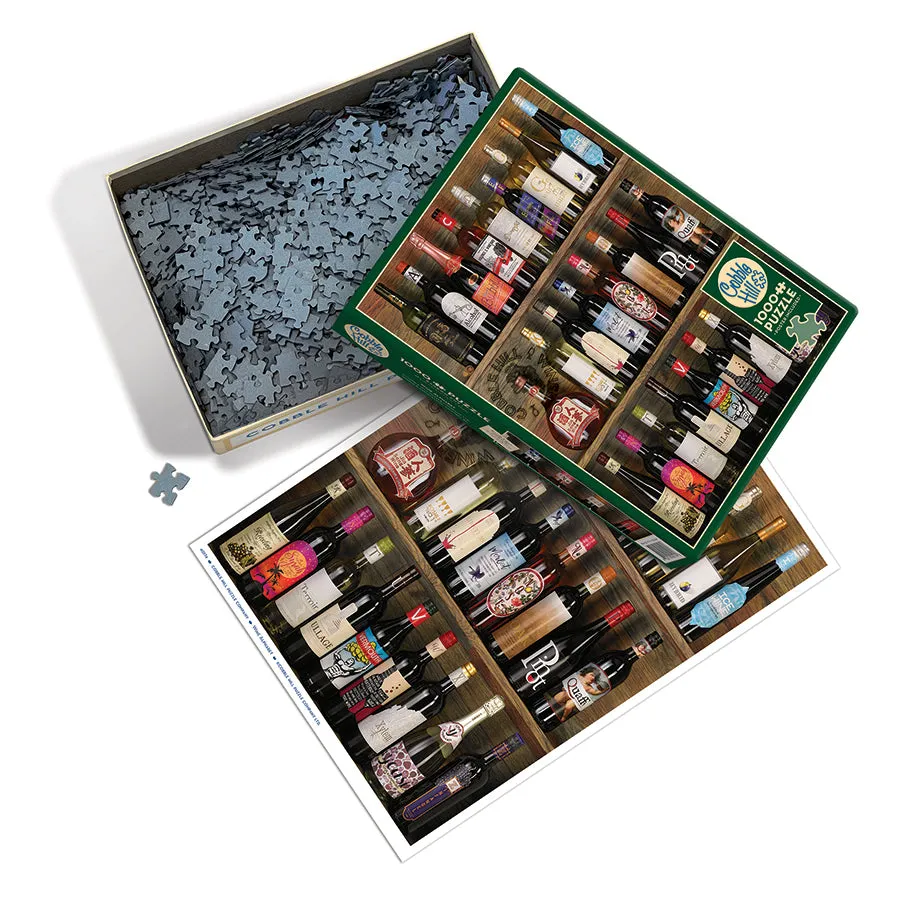 Cobble Hill Wine Alphabet puzzle 1000 piese vin