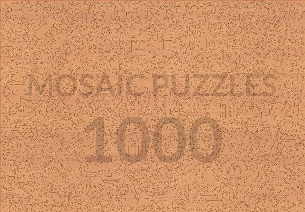 Mosaic Puzzles Brooklyn's Little Bookshop puzzle lemn 1000 piese