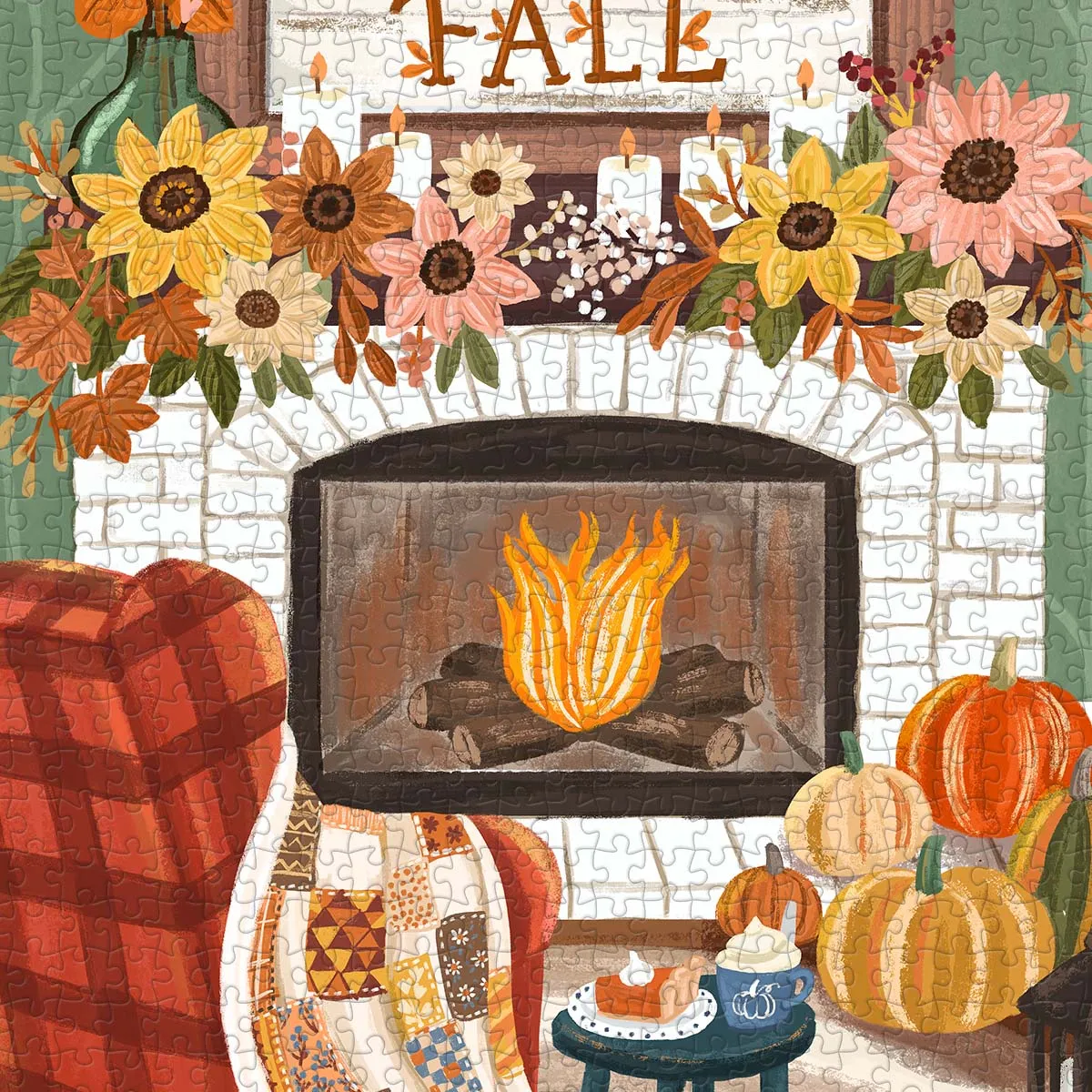 PieceRelax PieceClicks Cozy Autumn U1095 puzzle 1000 piese toamna