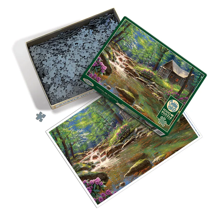 Cobble Hill Fishing Cabin puzzle 1000 piese cabana