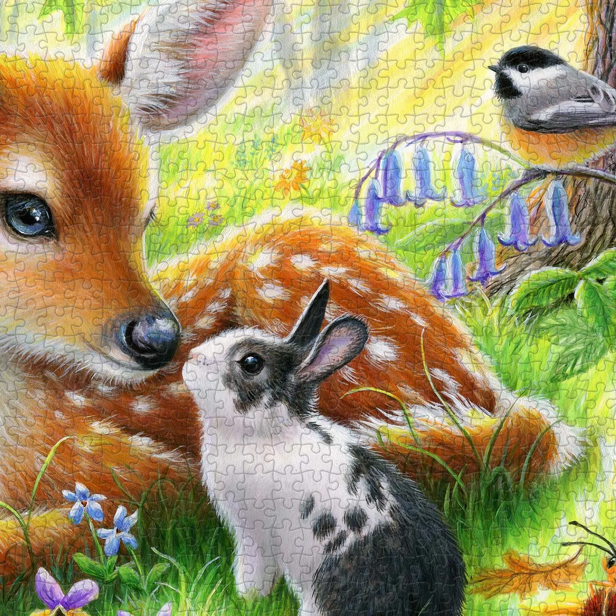 PieceRelax PieceClicks Friends in the Forest U1067 puzzle