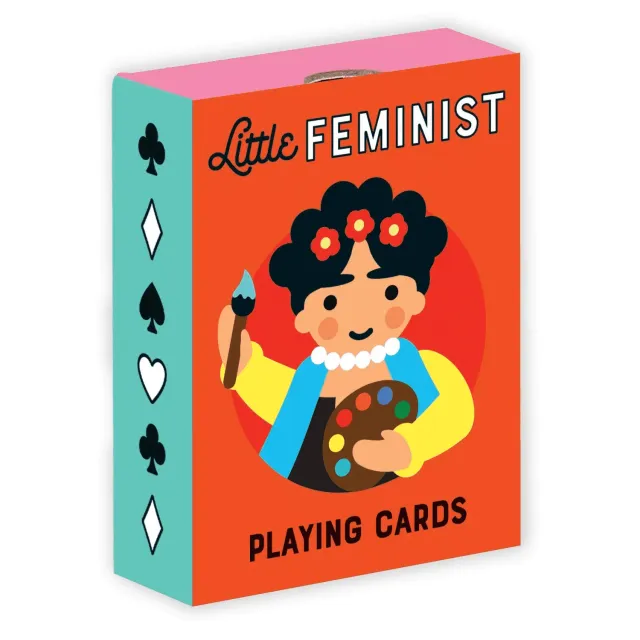 Mudpuppy Little Feminist cărți joc 52 + 2 jokeri