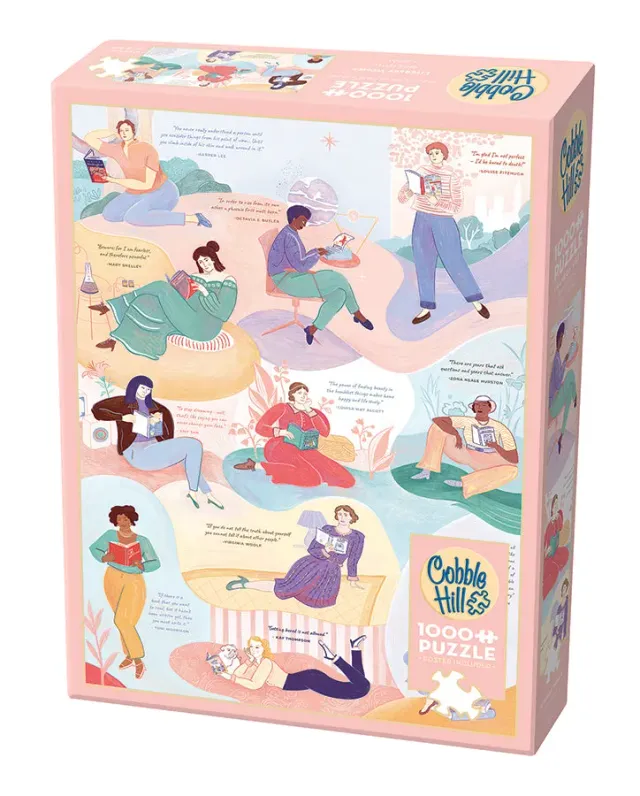Cobble Hill Literary Women puzzle 1000 piese cărți