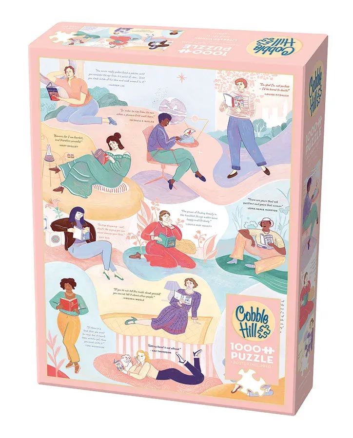 Cobble Hill Literary Women puzzle 1000 piese cărți