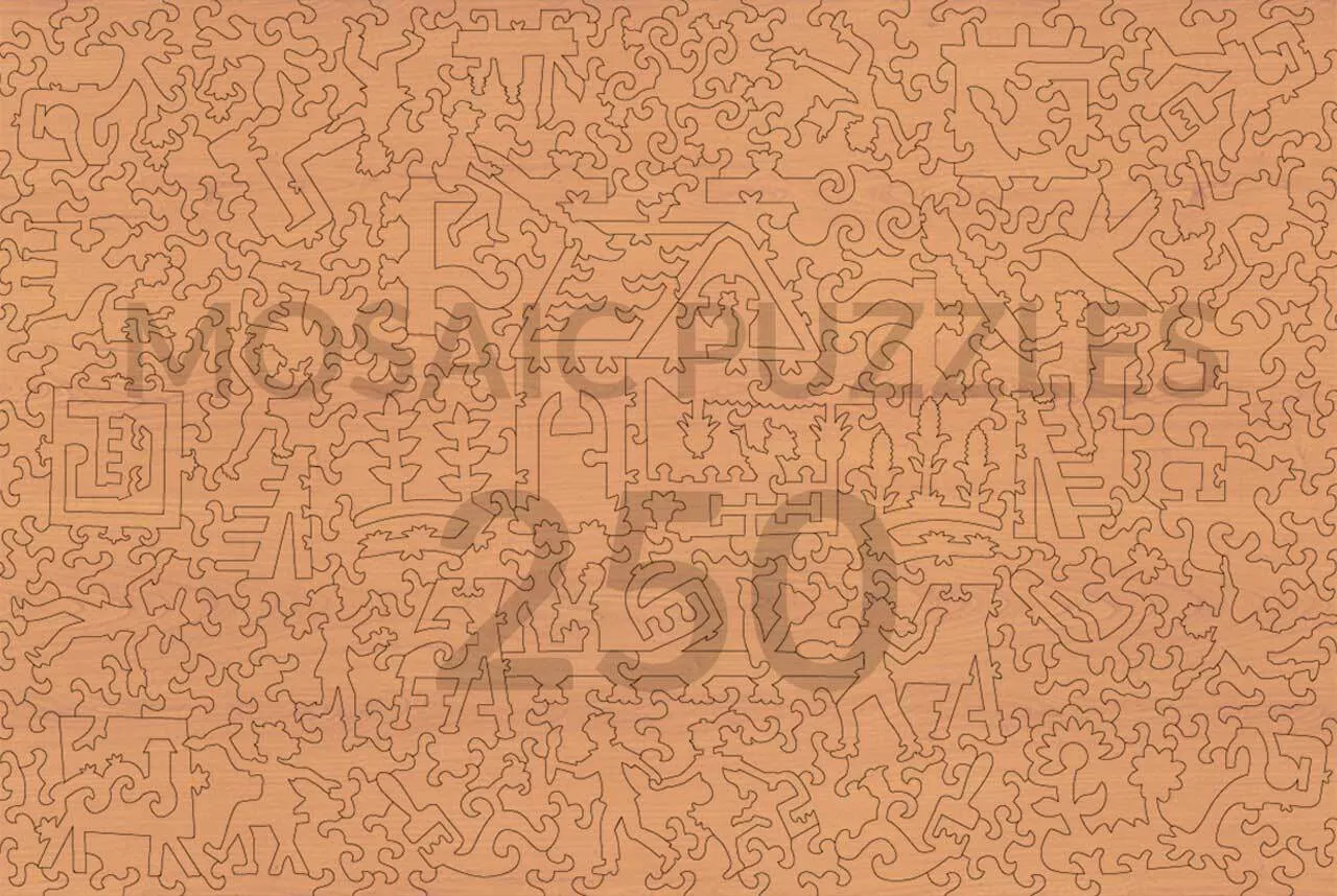 Mosaic Puzzles Paysage Maures puzzle lemn 500 piese peisaj