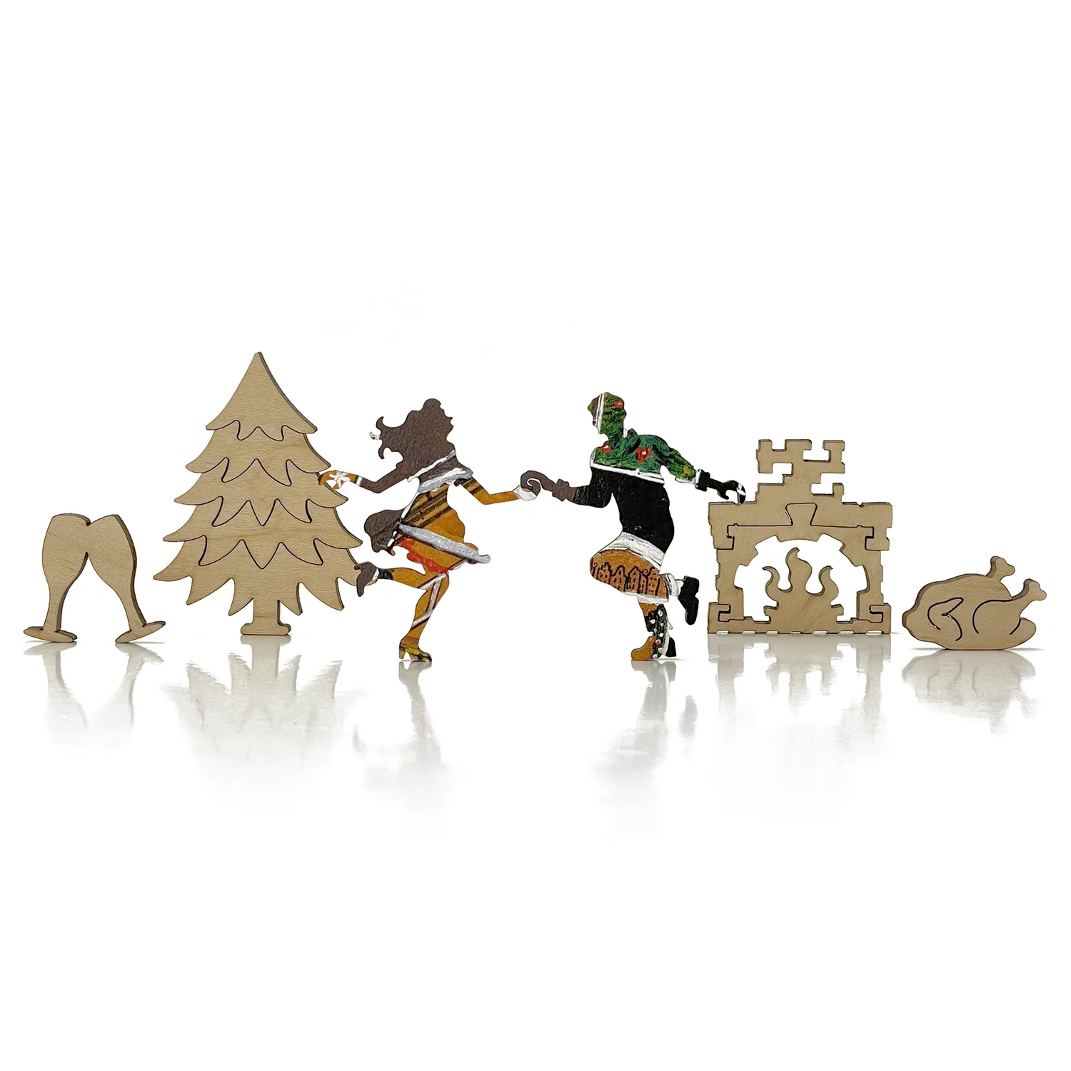 Hidden Piece Holiday House puzzle 538 piese Craciun