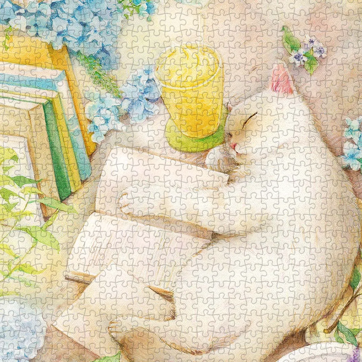 PieceRelax PieceClicks A Napping Cat U1050 puzzle 1000 piese pisica