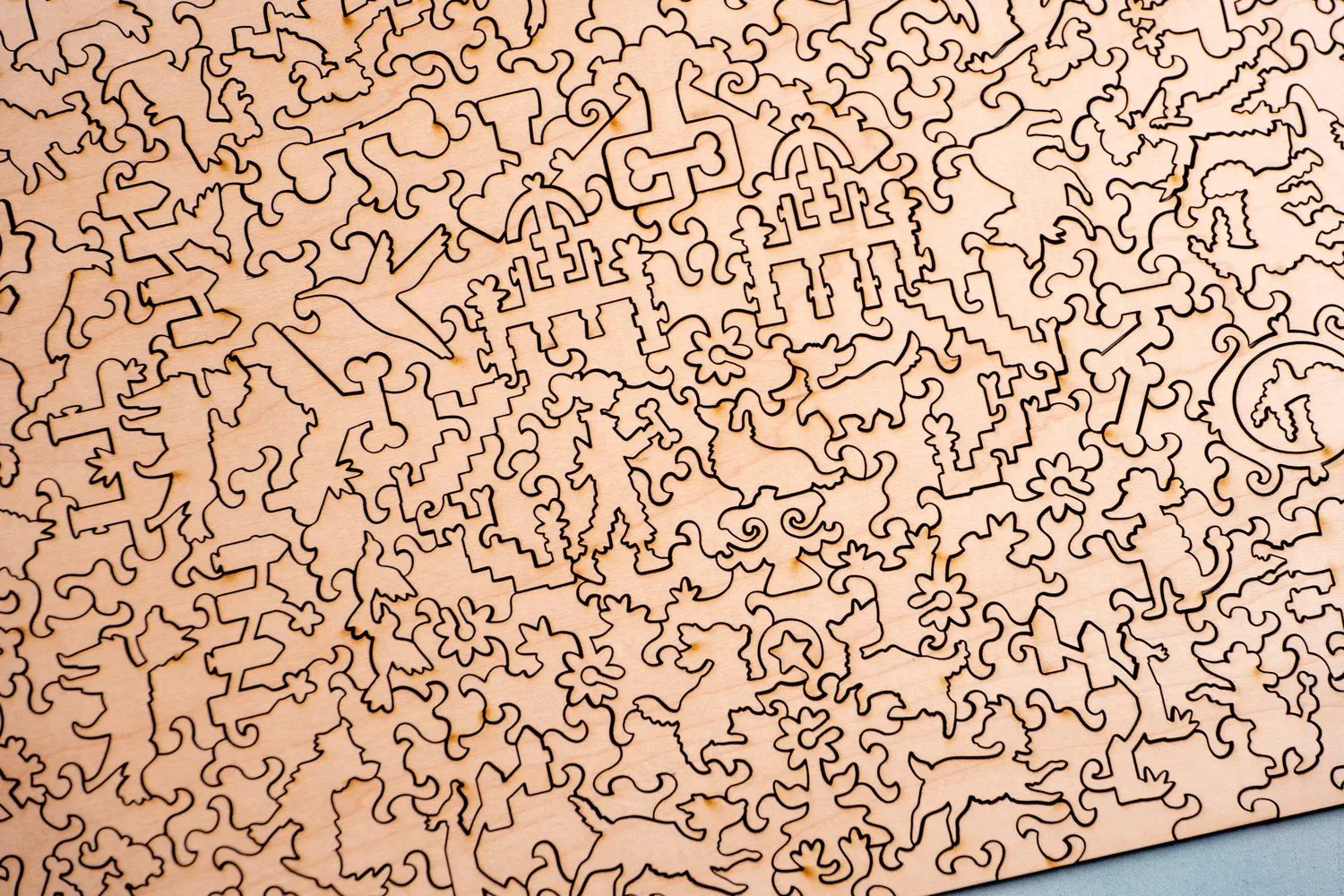 Mosaic Puzzles Joyful Paws puzzle lemn 50 piese copii căței