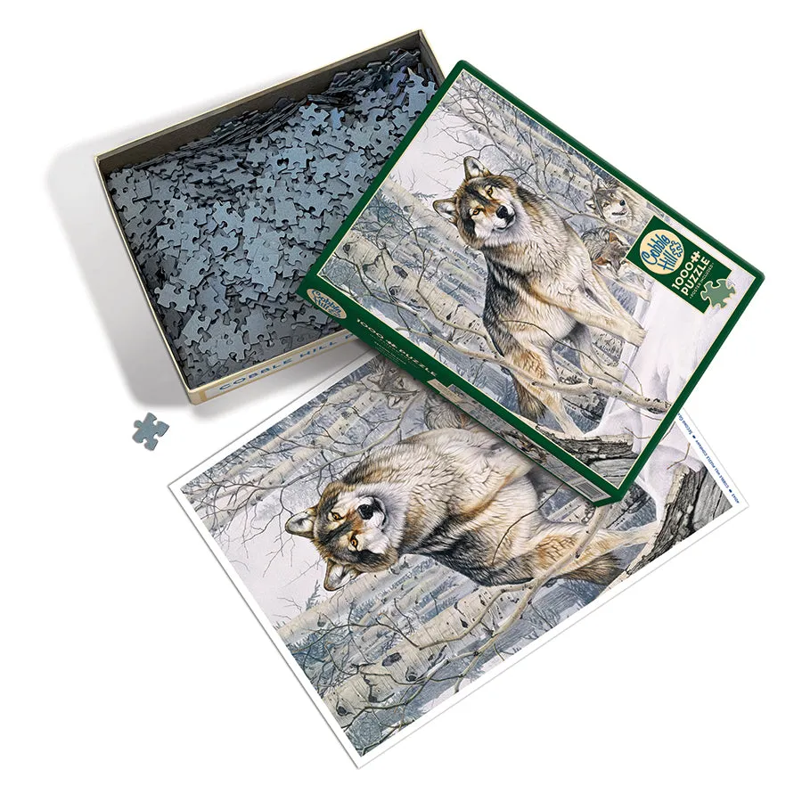 Cobble Hill Second Glance puzzle 1000 piese lupi