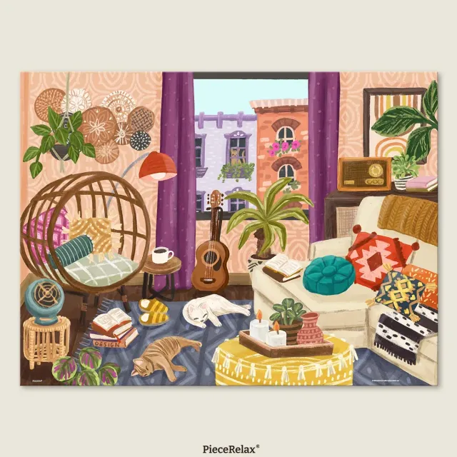 PieceRelax PieceClicks U1092 puzzle 1008 piese Boho Interior