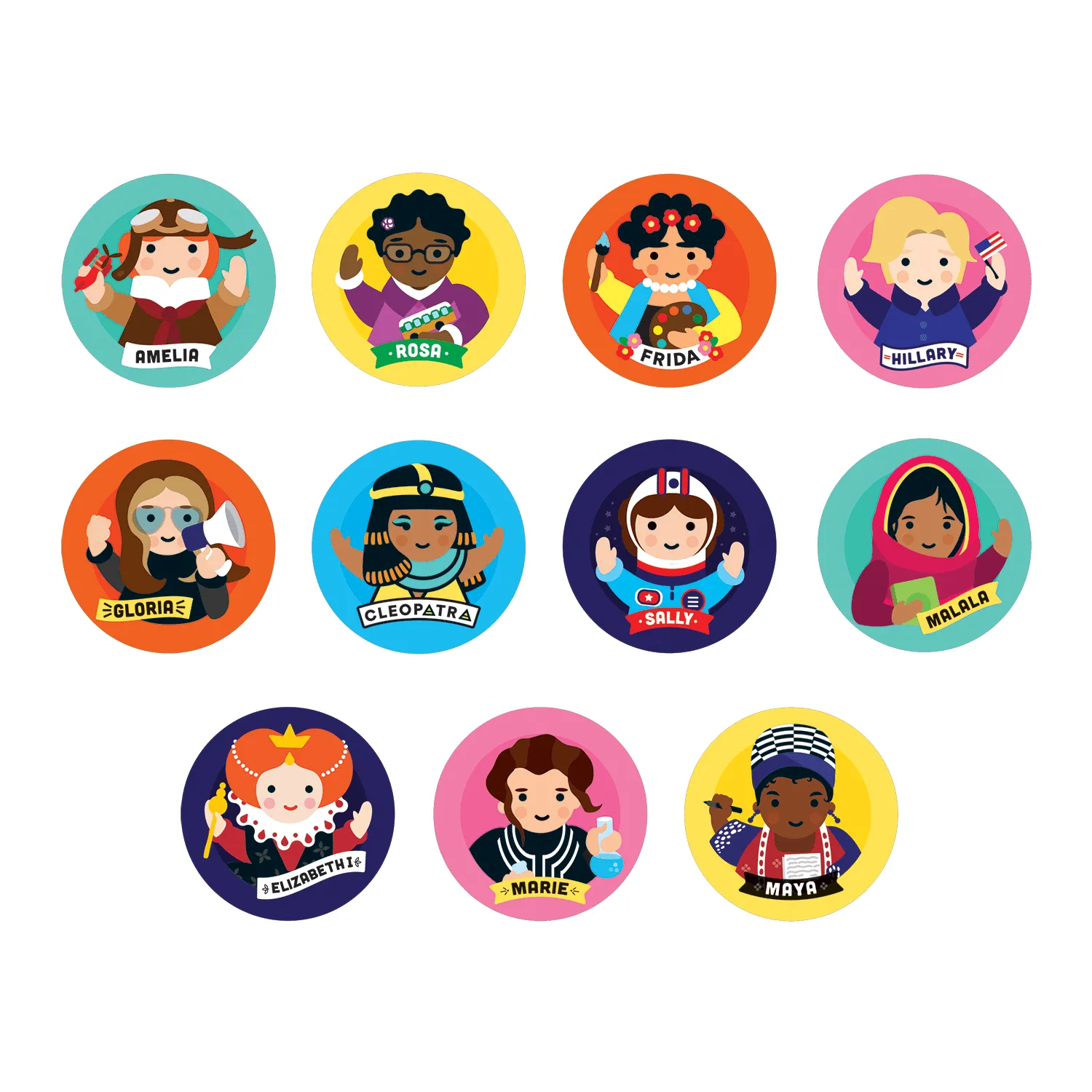 Mudpuppy Little Feminist Mini Memory Match joc 24 piese