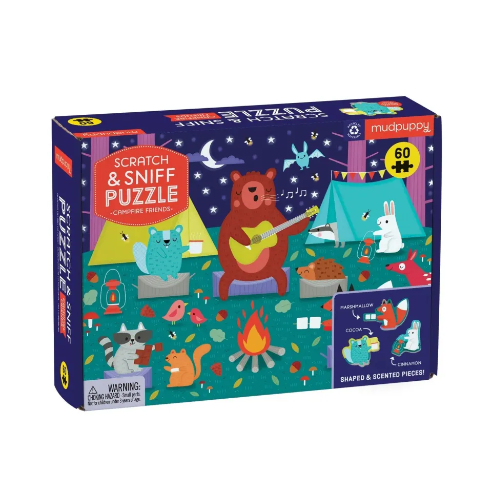 Mudpuppy Campfire Friends puzzle parfumat 60 piese