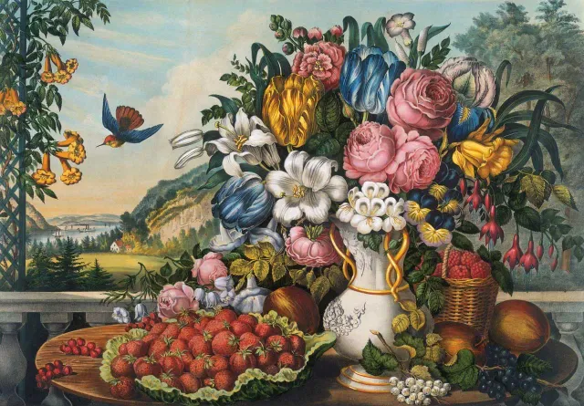 Mosaic Puzzles Landscape Fruit Flowers puzzle 500 piese clasic