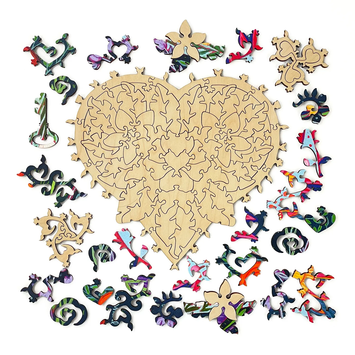 Hidden Piece Puzzles Big Blooming Love puzzle 273 piese flori