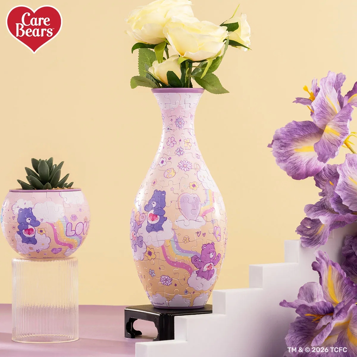 PieceRelax Blooming Love S1047 vaza puzzle Care Bears