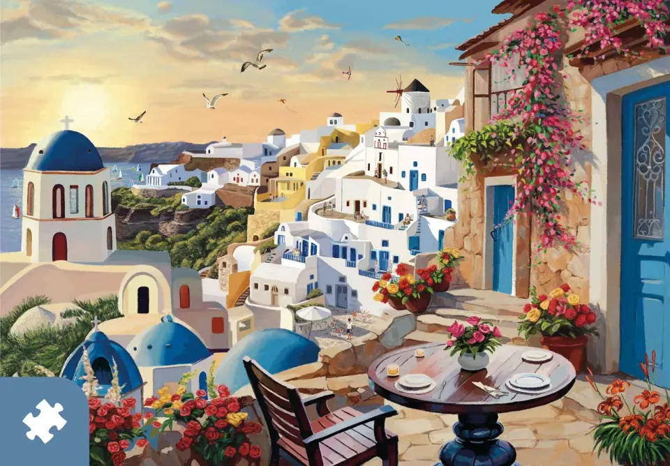 Mosaic Puzzles Traditions Santorini puzzle 500 piese peisaj