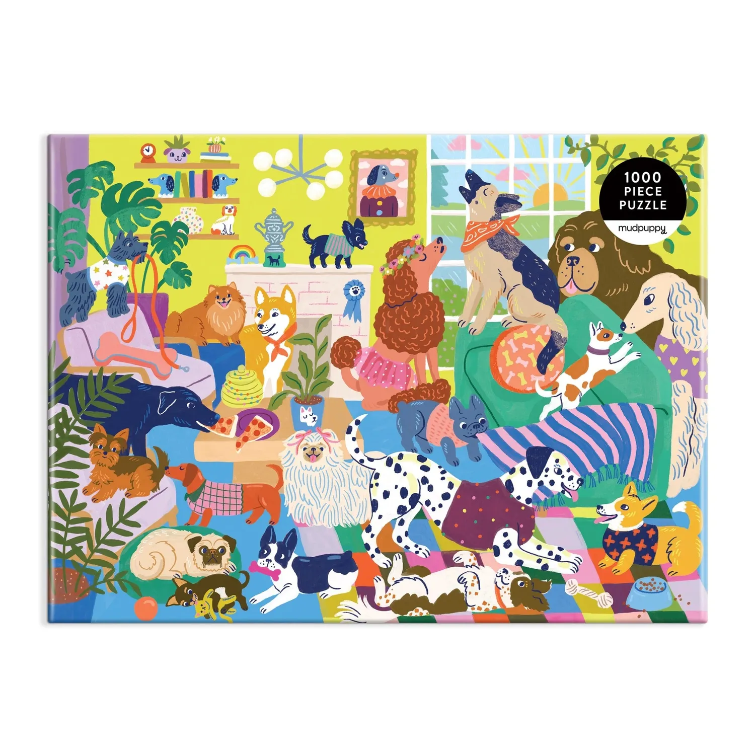 Mudpuppy Good Dog Club puzzle 1000 piese câini 69x51 cm