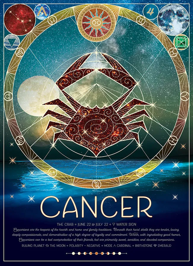 Cobble Hill Cancer puzzle 500 piese zodie Rac