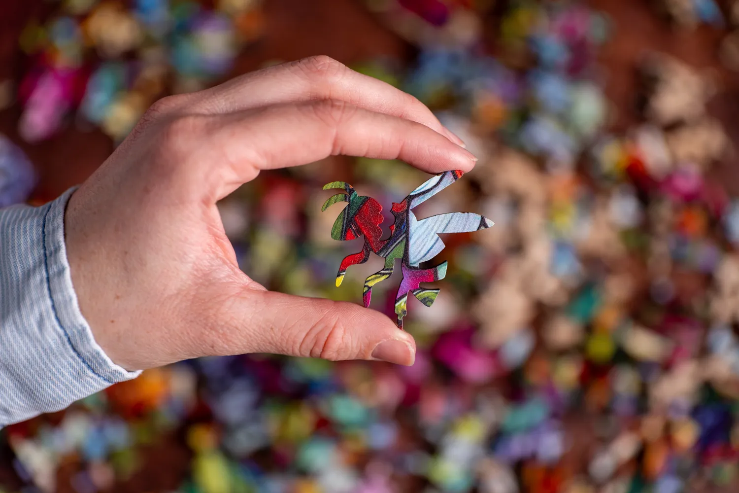 Mosaic Puzzles Glass Petals puzzle lemn 1000 piese flori