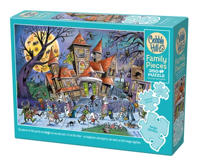 Cobble Hill Haunted House puzzle familie 350 piese