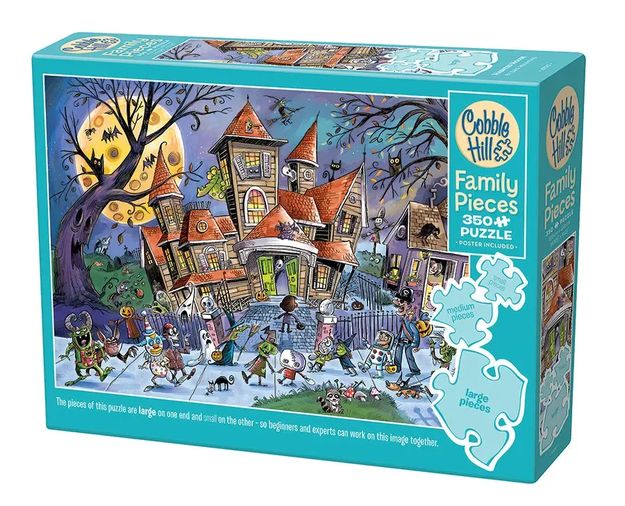 Cobble Hill Haunted House puzzle familie 350 piese