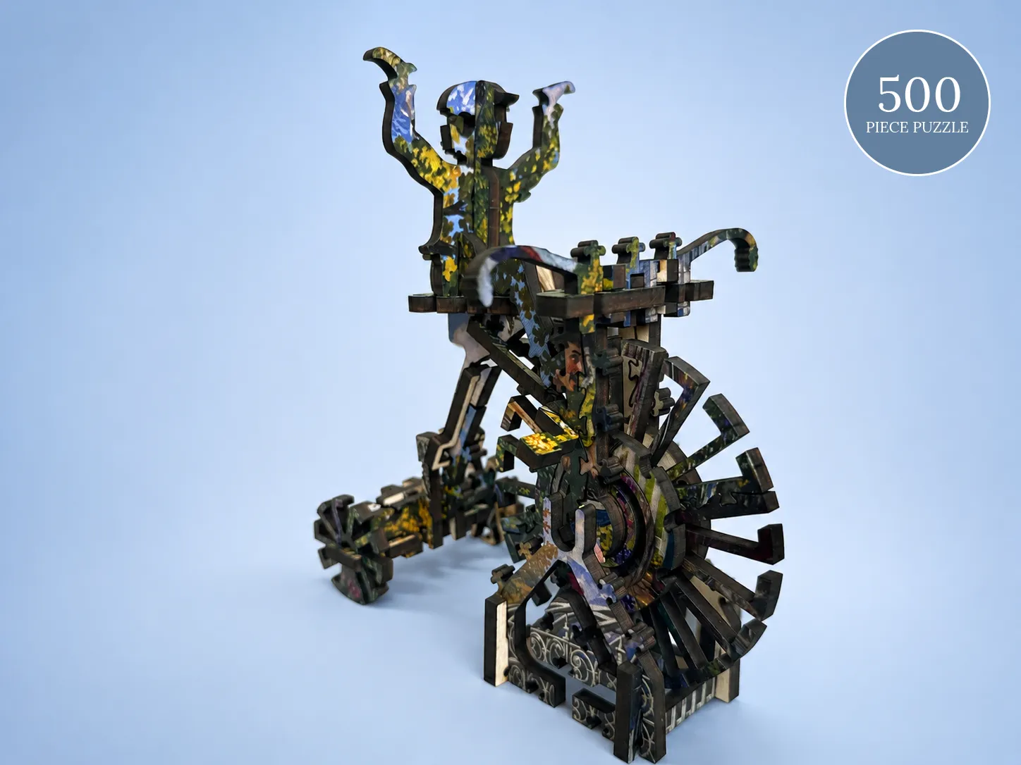 Mosaic Puzzles Grand High Wheel Race puzzle 3D lemn 500 piese