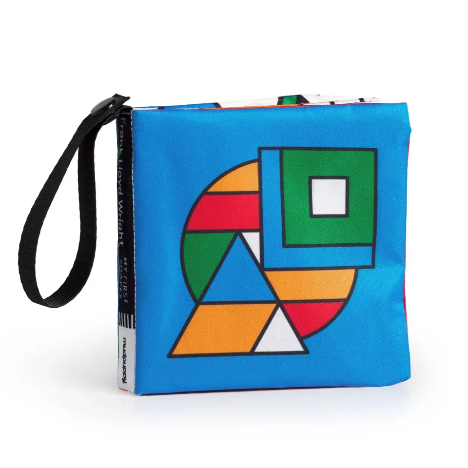 Mudpuppy Frank Lloyd Wright My First Shapes carte textila forme