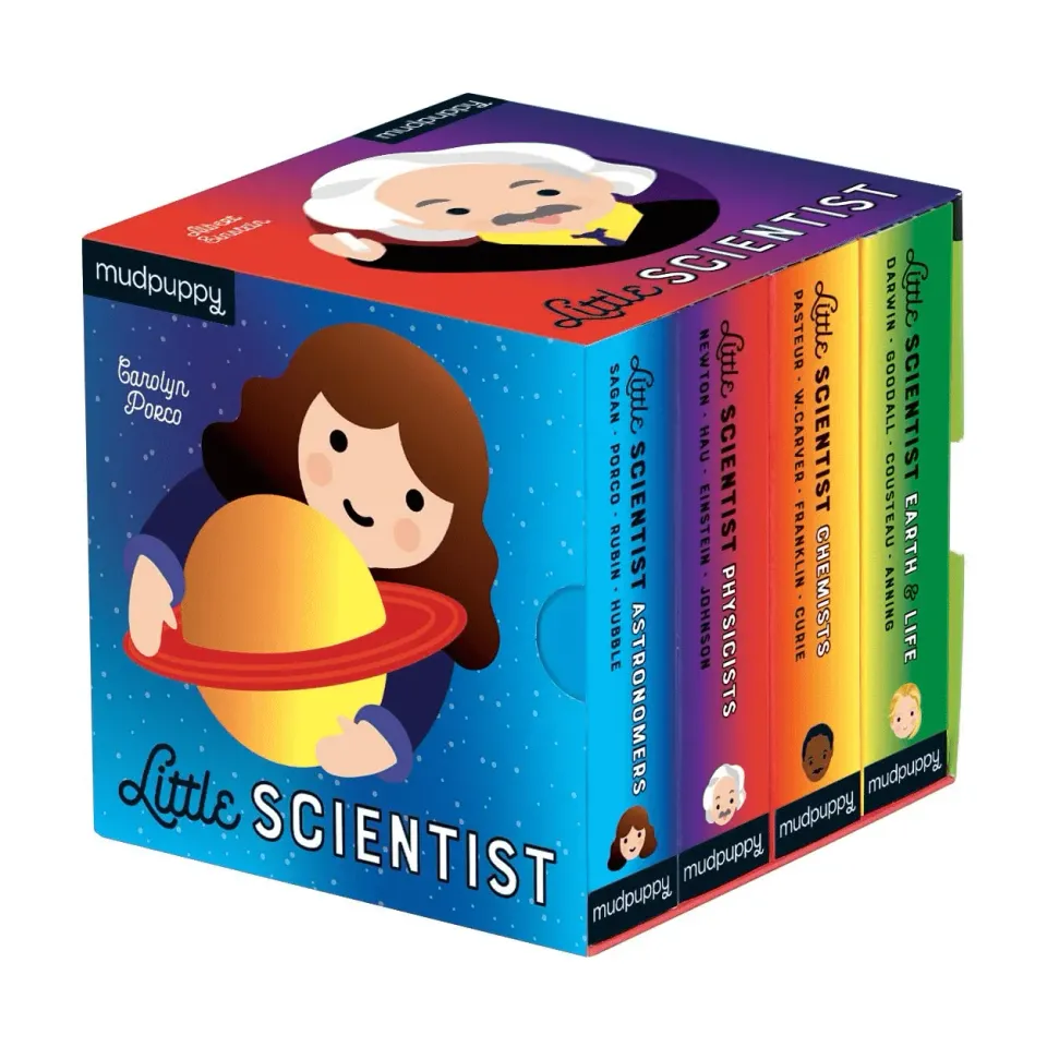 Mudpuppy Little Scientist set board book 4 volume 0-5 ani