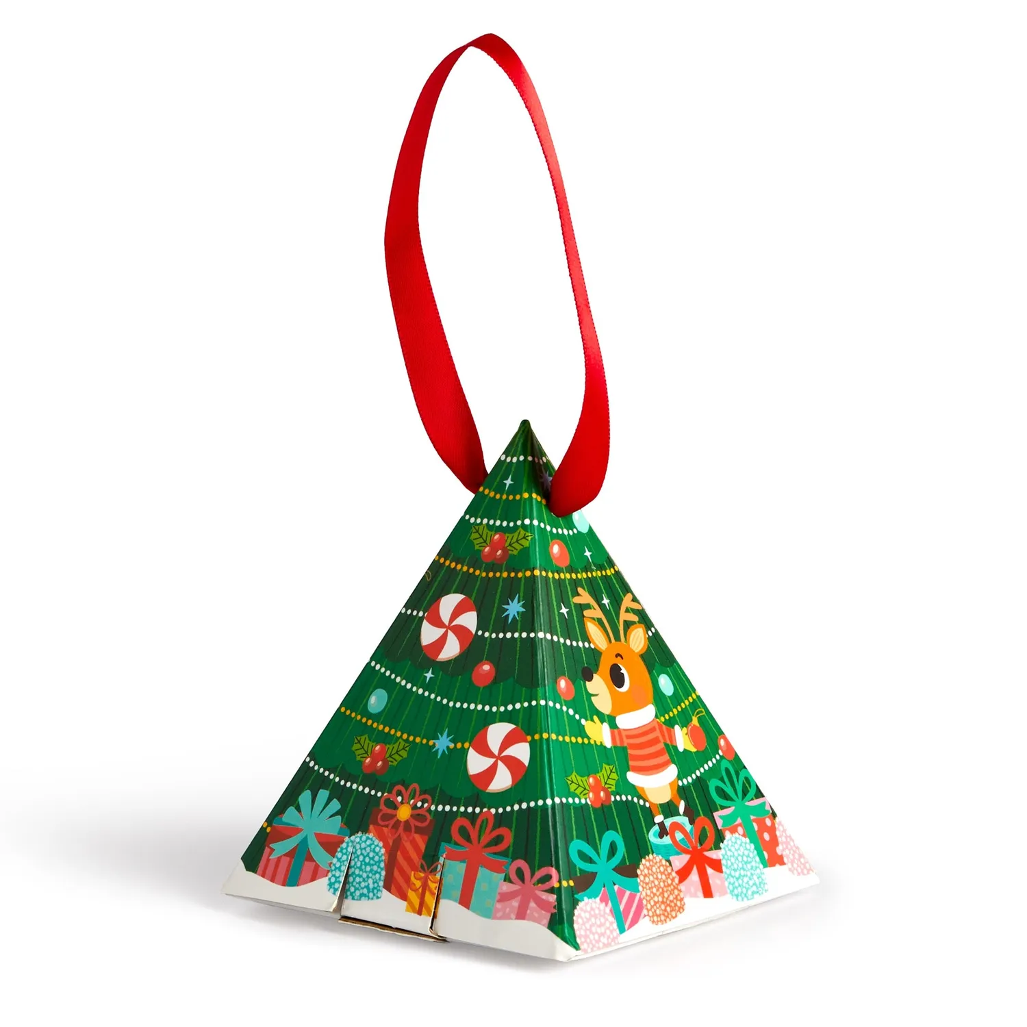 Mudpuppy Reindeer Snow Globe ornament puzzle 48 piese mini