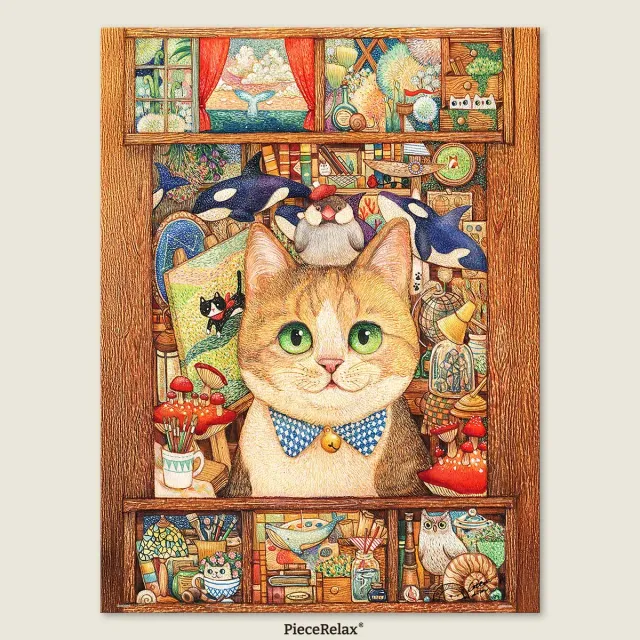 PieceRelax PieceClicks Cat Art Studio U1071 puzzle 1008 piese pisici
