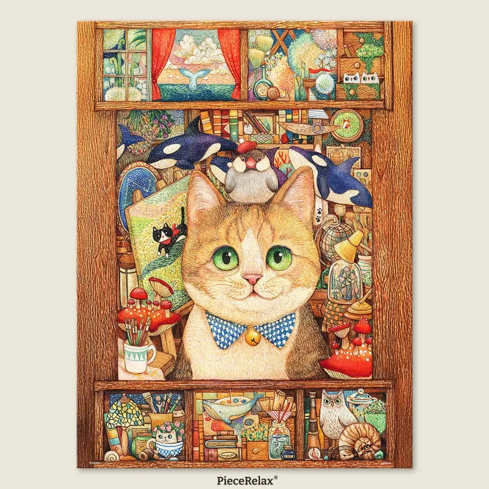 PieceRelax PieceClicks Cat Art Studio U1071 puzzle 1008 piese pisici