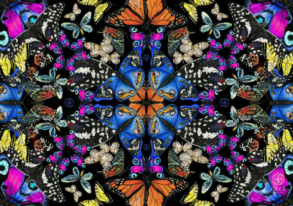 Mosaic Puzzles Butterfly Kaleidoscope puzzle 500 piese